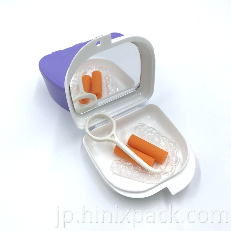 Colorful Dental Care Orthodontic Retainer Case